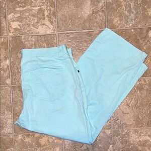Liz Claiborne Aqua/Mint Green Pants